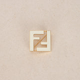 Fendi FF Zucca Brooch