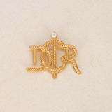Dior Insignia Logo Brooch