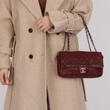 Limited Edition Chanel 2011 Calfskin Lucky Charms Embossed Large Single Flap