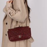 Limited Edition Chanel 2011 Calfskin Lucky Charms Embossed Large Single Flap