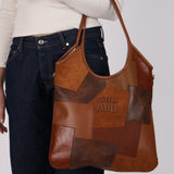 Limited Edition Miu Miu Brown Patchwork Ivy Bag