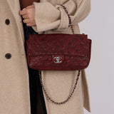 Limited Edition Chanel 2011 Calfskin Lucky Charms Embossed Large Single Flap