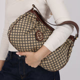 Gucci Beige Diamante Medium Sukey Hobo