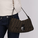 Rare Fendi Zucca Mama Stretch Baguette