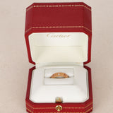 Cartier 18K Rose Gold Diamond Mini Love Ring, Size US 4.5