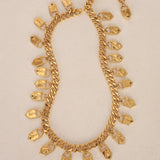 Chanel 1980s-1990s Padlock Charm Chain Belt 24K GP