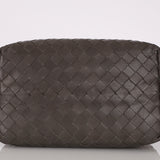 Bottega Veneta Small Intrecciato Cabat Tote Dark Taupe