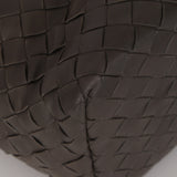 Bottega Veneta Small Intrecciato Cabat Tote Dark Taupe