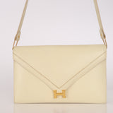 Hermès Lydie Blanc Box 1996 GHW