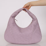 Bottega Veneta Lilac Intrecciato Medium Hobo