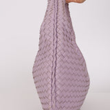 Bottega Veneta Lilac Intrecciato Medium Hobo