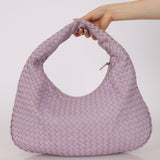 Bottega Veneta Lilac Intrecciato Medium Hobo