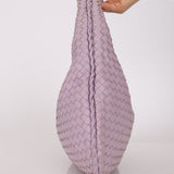 Bottega Veneta Lilac Intrecciato Medium Hobo
