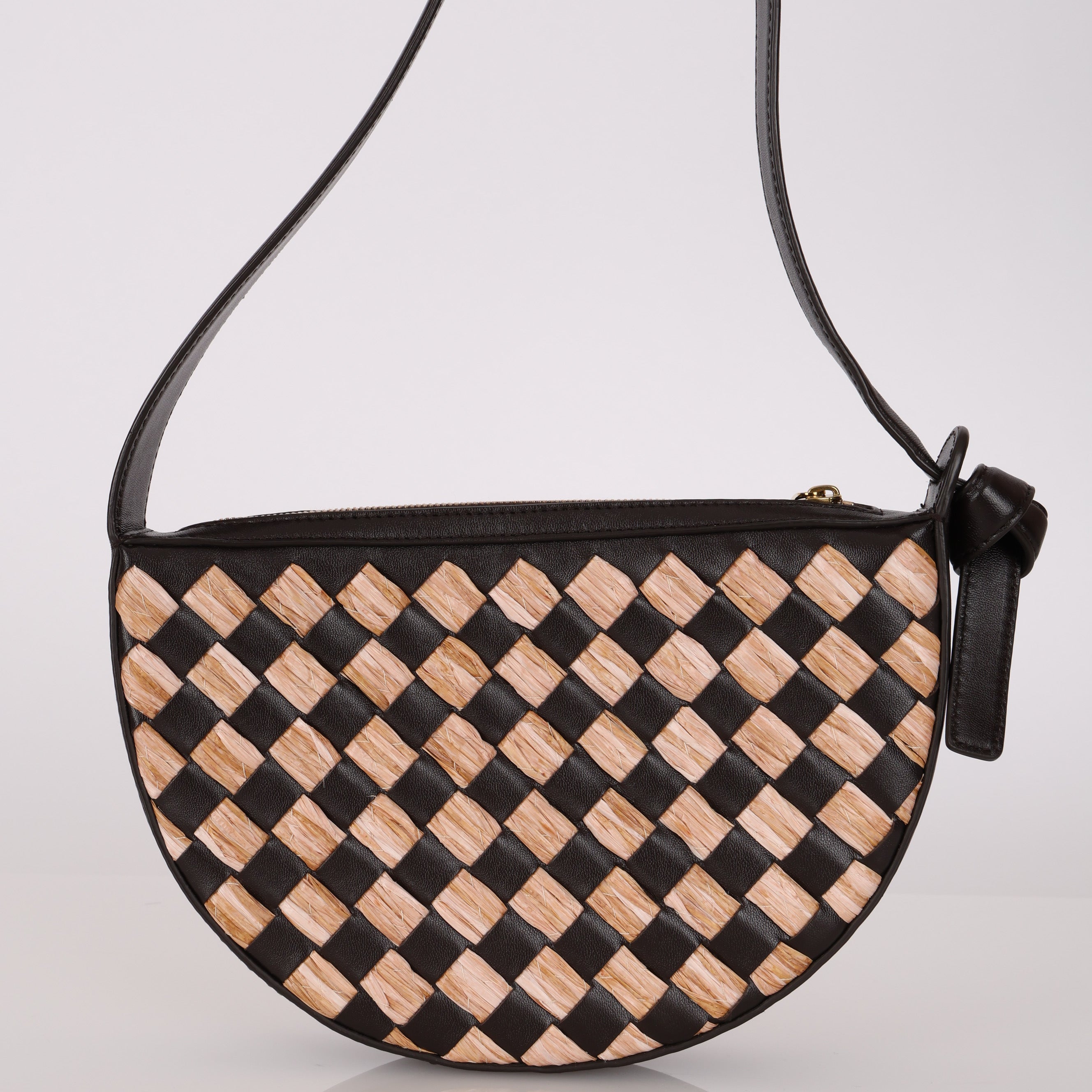 Limited Edition Bottega Veneta Sunrise Bag Fondant Intrecciato and Natural Raffia