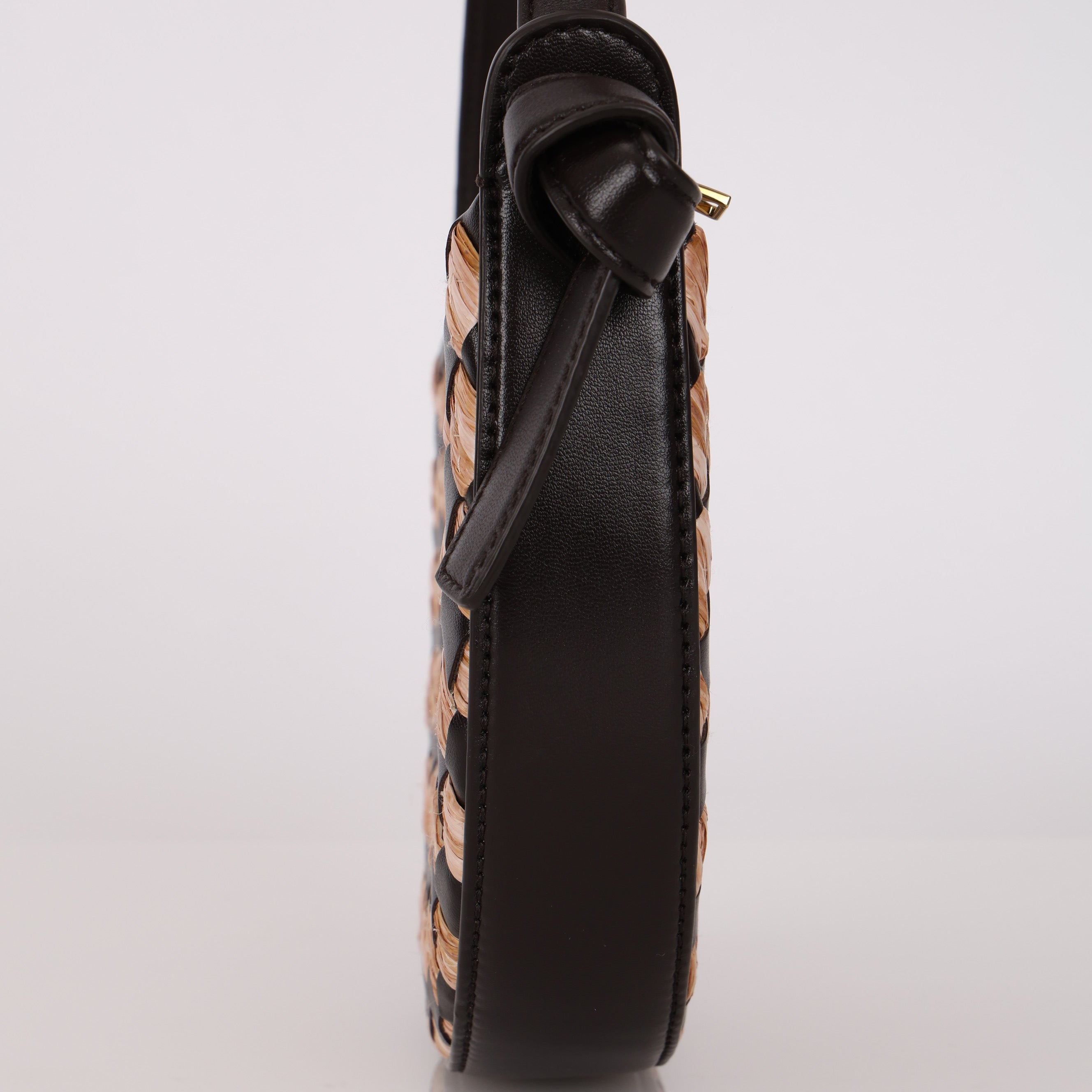 Limited Edition Bottega Veneta Sunrise Bag Fondant Intrecciato and Natural Raffia