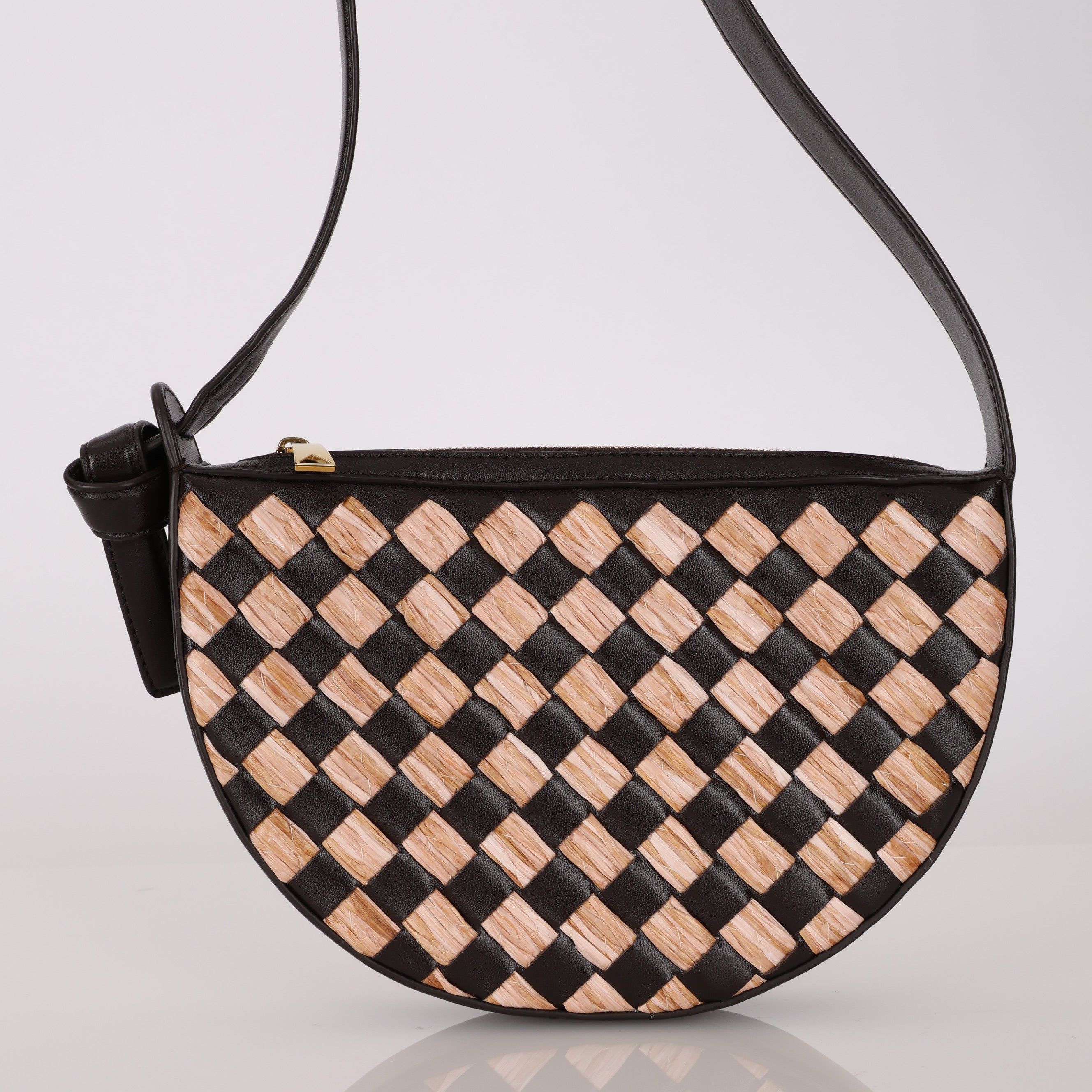 Limited Edition Bottega Veneta Sunrise Bag Fondant Intrecciato and Natural Raffia