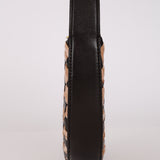 Limited Edition Bottega Veneta Sunrise Bag Fondant Intrecciato and Natural Raffia