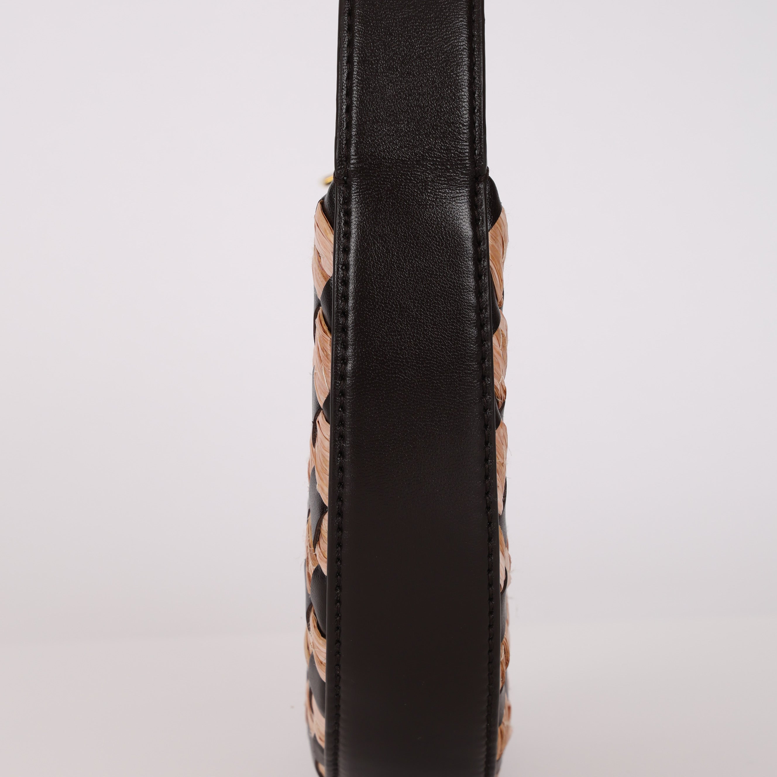 Limited Edition Bottega Veneta Sunrise Bag Fondant Intrecciato and Natural Raffia