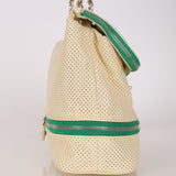 Chanel 2008 Perforated Calfskin Expandable Jumbo Flap