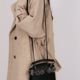 Limited Edition Louis Vuitton Leather Crystal Beaded Capucines BB