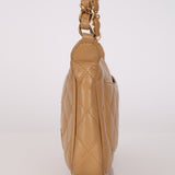 Chanel 2005 Dark Beige Caviar Timeless Pochette