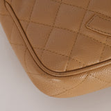 Chanel 2005 Dark Beige Caviar Timeless Pochette