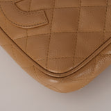 Chanel 2005 Dark Beige Caviar Timeless Pochette