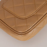 Chanel 2005 Dark Beige Caviar Timeless Pochette