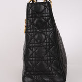 Christian Dior Large Black Lambskin Lady 1990s