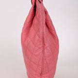 Chanel 2013 Bubblegum Pink Caviar Cocomark Drawstring Tote