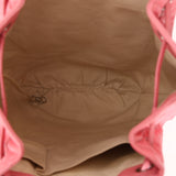 Chanel 2013 Bubblegum Pink Caviar Cocomark Drawstring Tote