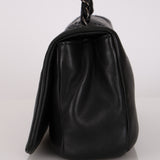 Chanel Studded CC East West Flap Black Lambskin 2008 DSHW