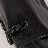 Chanel Studded CC East West Flap Black Lambskin 2008 DSHW