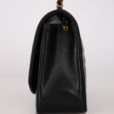 Chanel 1995 Lambskin Medium Diana Flap 24K GP