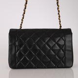 Chanel 1995 Lambskin Medium Diana Flap 24K GP