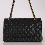 Chanel 2014 Lambskin Medium Classic Double Flap GHW