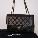 Chanel 1996 Lambskin Diana Frame Flap 24K GP