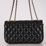 Chanel 2018 Lambskin Small CC Chic Double Flap