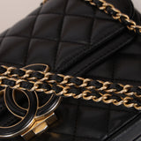 Chanel 2018 Lambskin Small CC Chic Double Flap