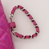 Chanel 2024 Iridescent Patent Quilted Carabiner Card Holder