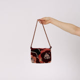 Chanel 2017 Multicolor Velvet Paris-Cosmopolite Camellia Flap