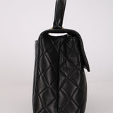 Rare Chanel 1996 Lambskin Top Handle Small Kelly Bag 24K GP