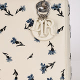 Limited Edition Dior 2015 Lambskin Sequin Flower Medium Lady Dior