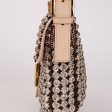 Rare Fendi 2014 Crystal Sequin Embellished Baguette