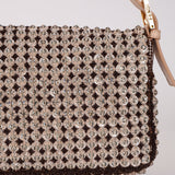 Rare Fendi 2014 Crystal Sequin Embellished Baguette