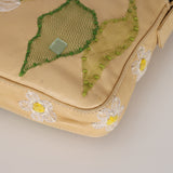 Limited Edition Fendi Leather Floral Mesh Baguette