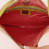 Fendi Bicolor Perforated Leather Hobo