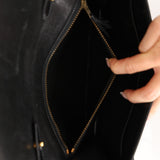 Hermès 1986 Noir Box Annie Shoulder Bag GHW
