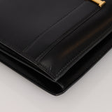 Hermès 1986 Noir Box Annie Shoulder Bag GHW