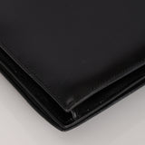 Hermès 1986 Noir Box Annie Shoulder Bag GHW